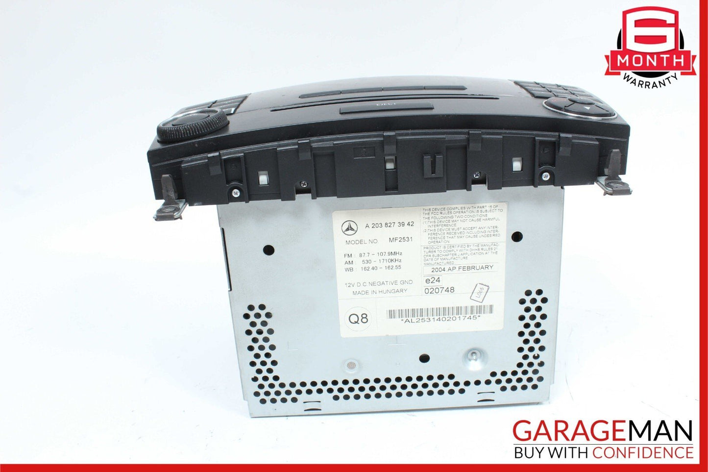 05-07 Mercedes W203 C320 Radio Stereo Audio CD Player Head Unit AM FM OEM
