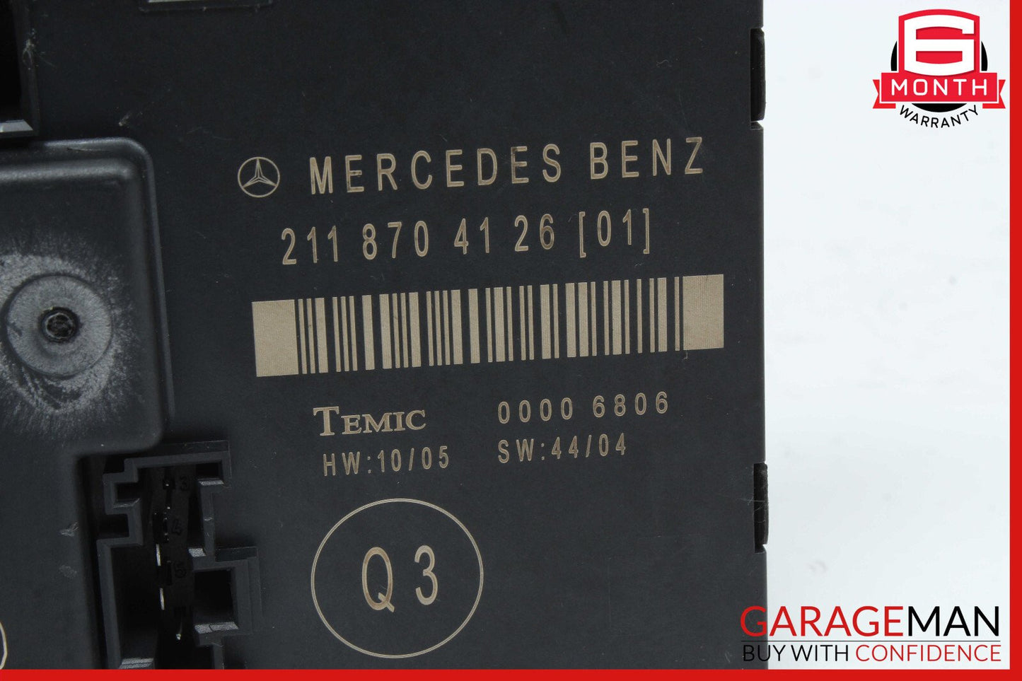 03-09 Mercedes W211 E350 E500 E550 Door Control Module Rear Right Side OEM