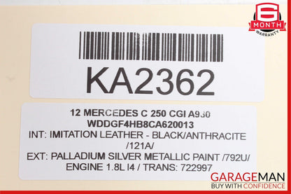 08-14 Mercedes W204 C250 C300 C180 Rear Trunk Lid Tailgate Release Open Handle
