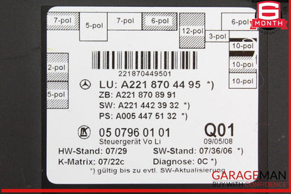 07-13 Mercedes W221 S550 Front Left Driver Side Door Control Module Unit OEM