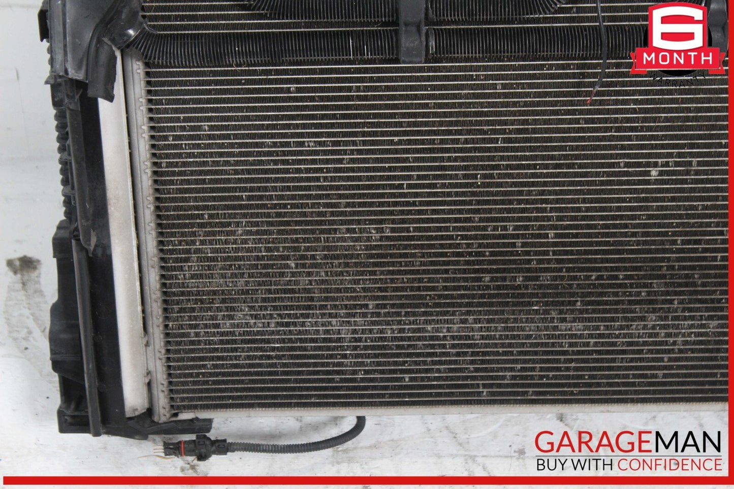 08-14 Mercedes W204 C300 Engine Motor Cooling Radiator AC A/C Condenser Assy OEM