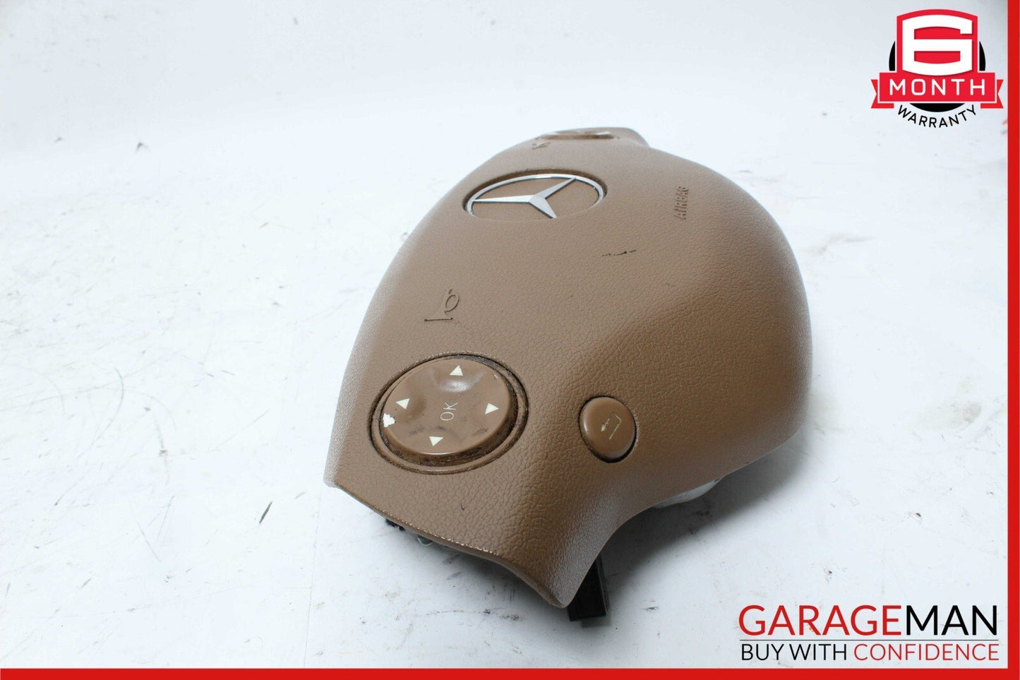 07-10 Mercedes CL500 CL550 S550 Steering Wheel Airbag Air Bag Assembly Brown