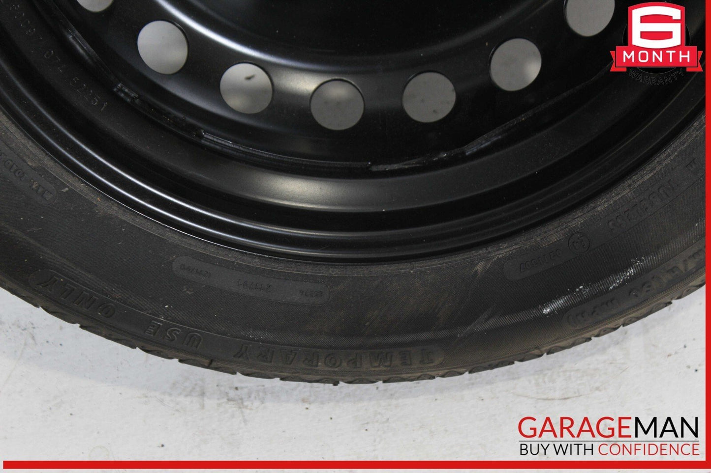 08-14 Mercedes W204 C250 C300 Emergency Spare Tire Donut Wheel Rim 125 90 16"