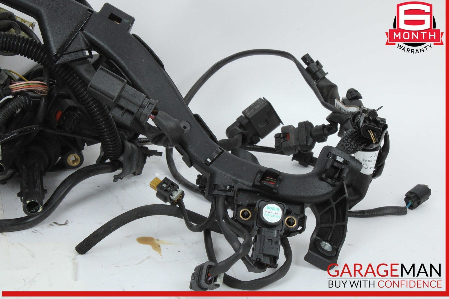 06-09 Mercedes W211 E350 Engine Motor Wire Harness Assembly w/ Ignition Coil OEM