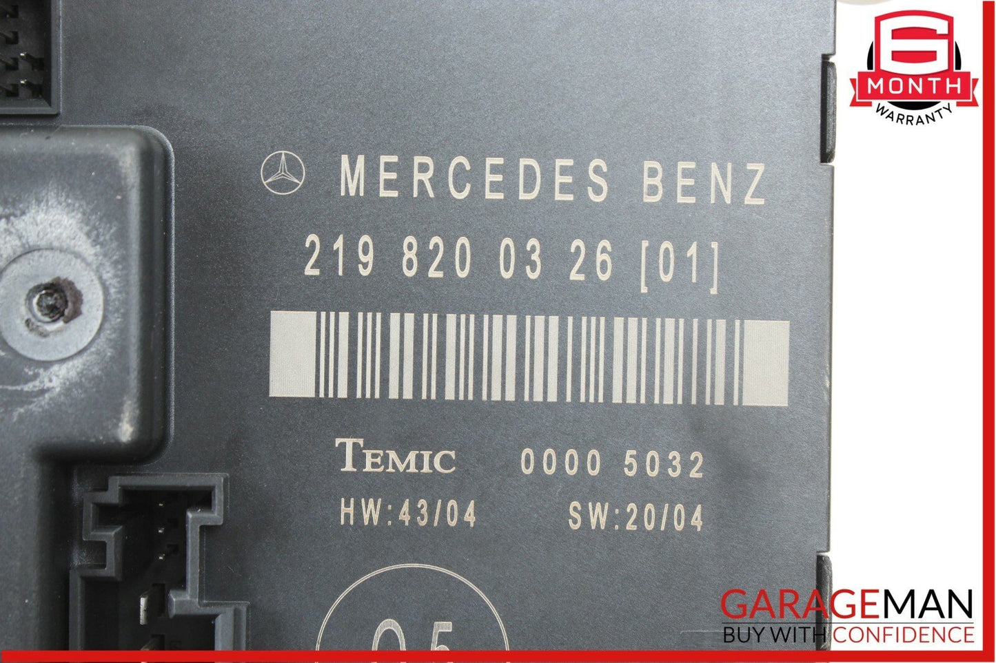 06-11 Mercedes W219 CLS550 CLS500 Rear Right Passenger Door Control Module Unit