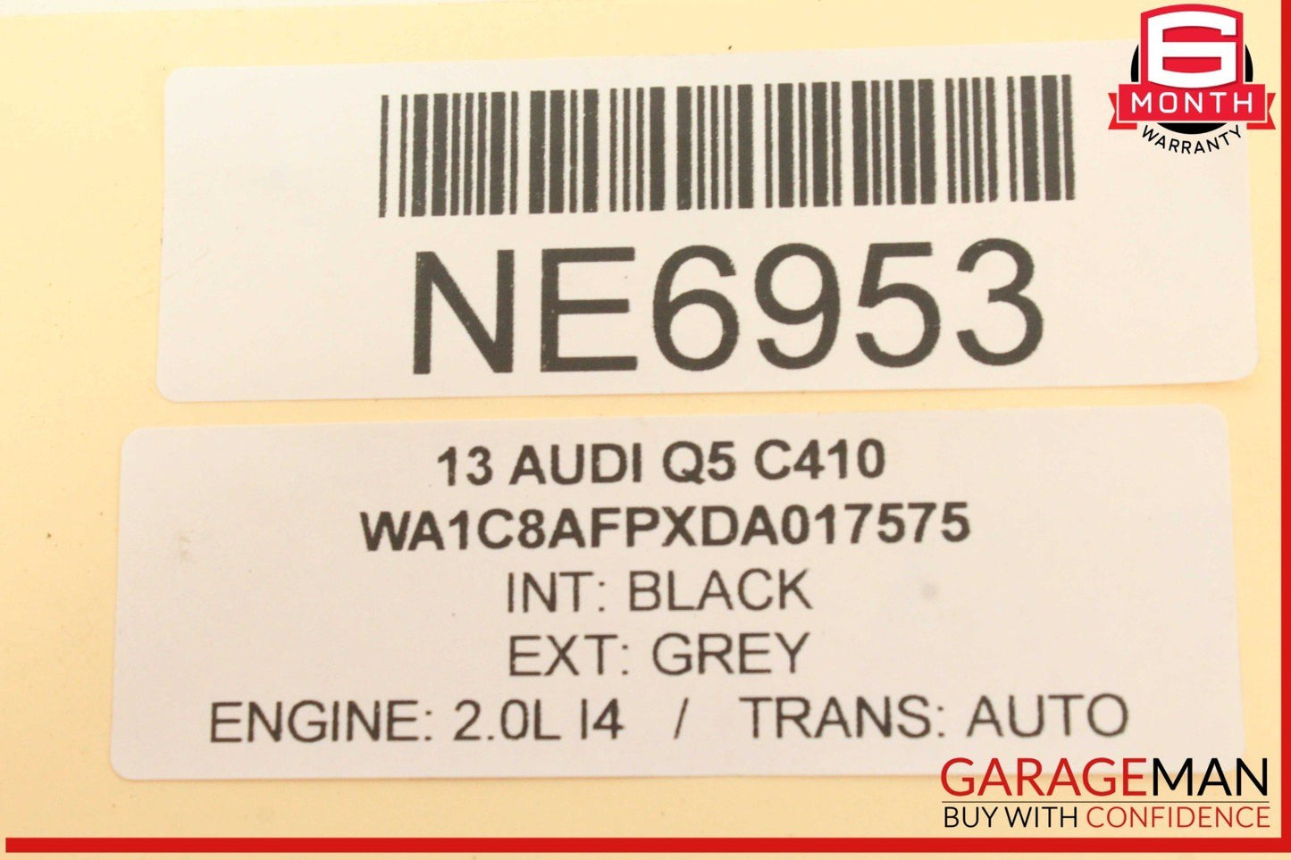 09-17 Audi Q5 SQ5 Rear Left Driver Side Door Lock Latch Actuator 8K0839015D OEM