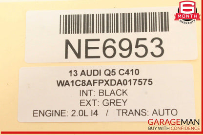 09-17 Audi Q5 SQ5 Rear Left Driver Side Door Lock Latch Actuator 8K0839015D OEM
