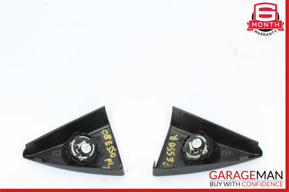 03-09 Mercedes W211 E350 E550 Front Right & Left Door Corner Speaker Set of 2