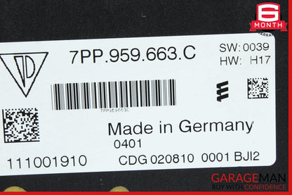 11-17 Porsche Cayenne 958 Voltage Stabiliser Converter Control Module Unit OEM