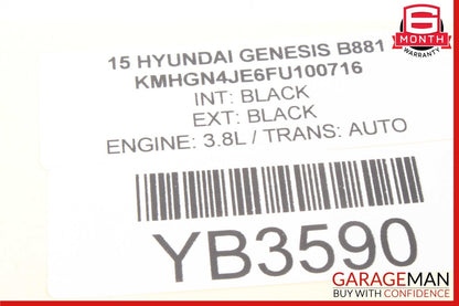 15-20 Hyundai Genesis G80 Rear Left Shelf Tweeter Speaker Lexicon OEM
