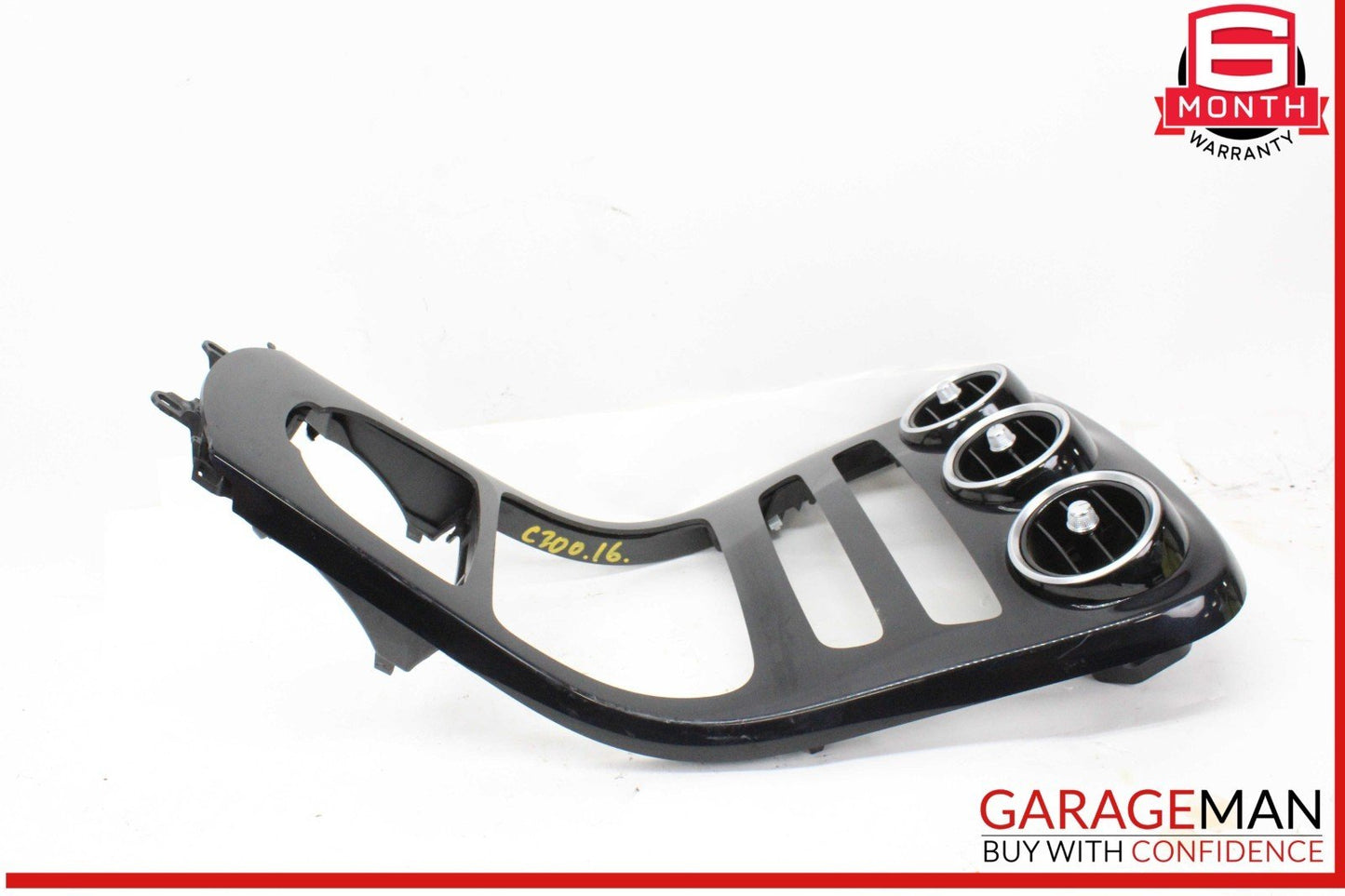 15-18 Mercedes W205 C300 C350e C400 Center Console Trim Bezel w/ Air Vent OEM