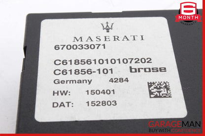 14-18 Maserati Ghibli Power Trunk Lid Deck Control Module 670033071 OEM