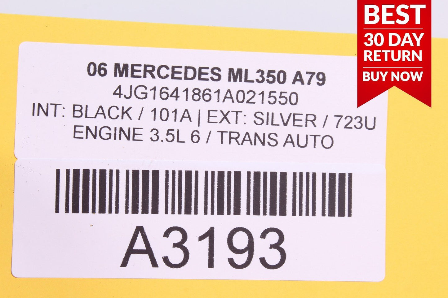 06-08 MERCEDES W164 ML350 REAR LEFT DRIVER SIDE TAIL LIGHT LAMP A79 OEM