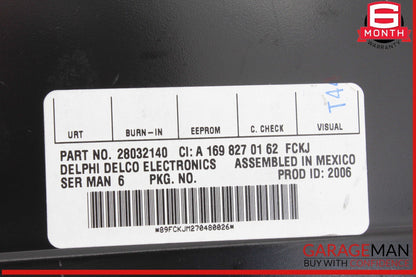 03-09 Mercedes X164 GL450 4MATIC Sirius Satellite Radio Receiver 1698270162 OEM