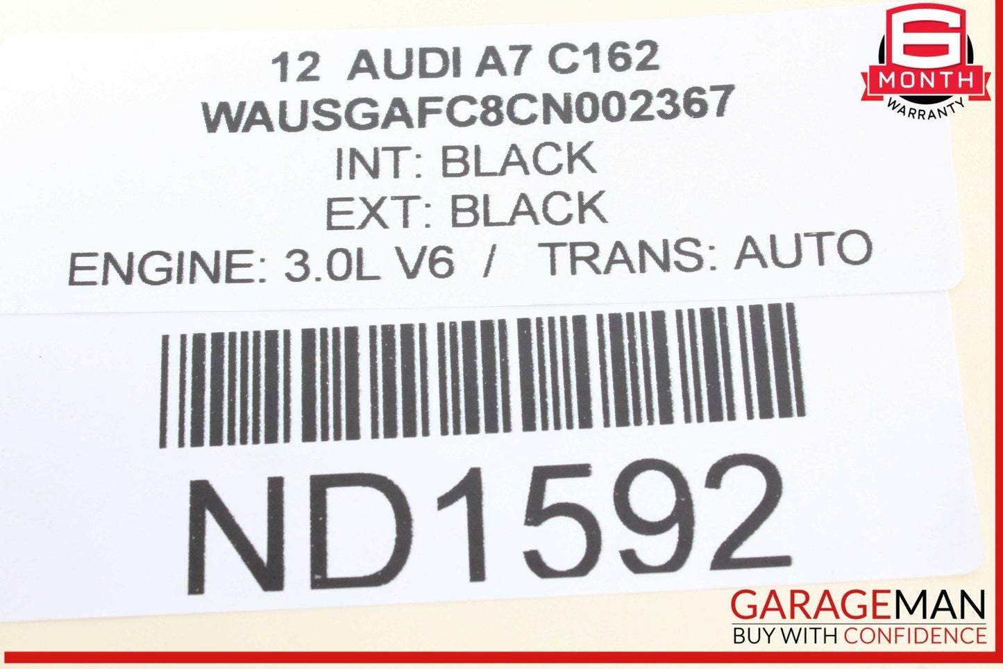 12-18 Audi A7 Front Right Passenger Side Door Control Module Unit 4G8959792A OEM