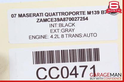 03-13 Maserati Quattroporte M139 Center Console Right Switch Control OEM