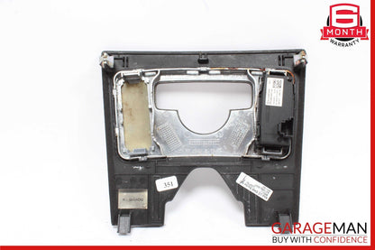 10-13 Mercedes W212 E350 E400 E550 Center Console Switch Trim Cover Bezel Wood