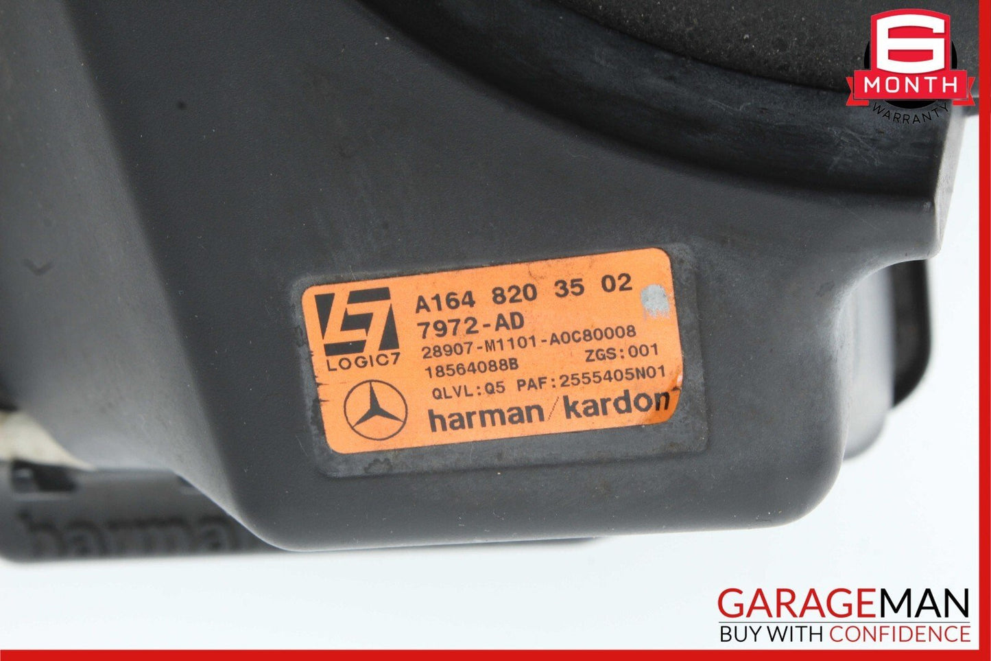 07-12 Mercedes GL320 GL450 Rear Harman Kardon Subwoofer Sub Woofer Audio Speaker