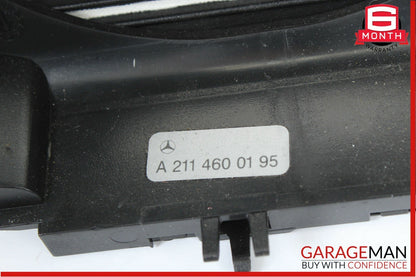 07-09 Mercedes W211 E63 Steering Column Trim Cover Panel Black OEM
