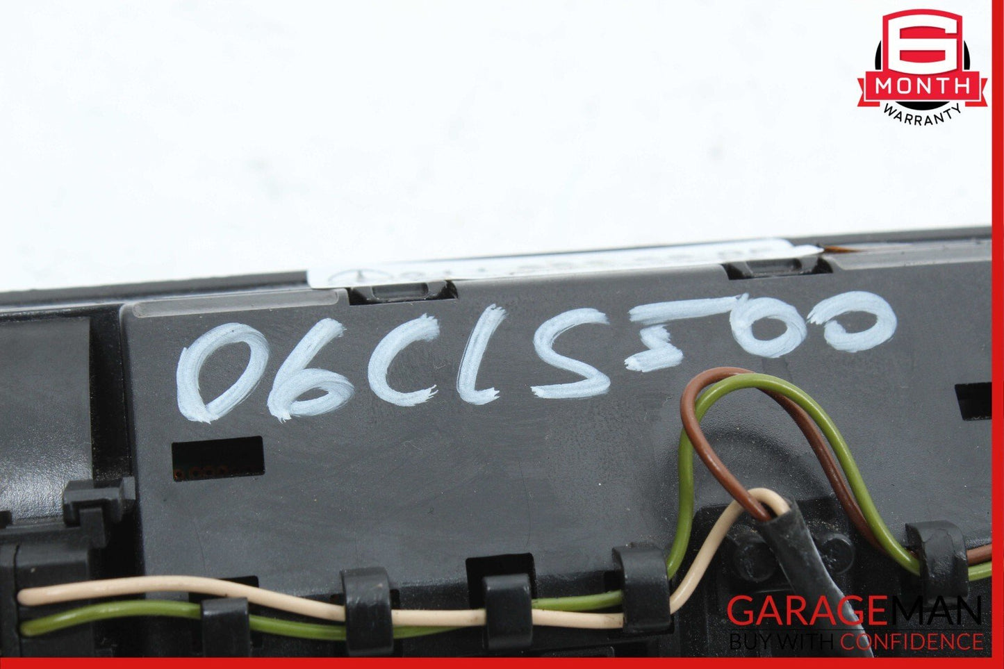06-11 Mercedes W219 CLS500 E500 Rear AC Climate Control Switch 2118300285 OEM