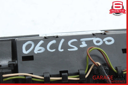 06-11 Mercedes W219 CLS500 E500 Rear AC Climate Control Switch 2118300285 OEM