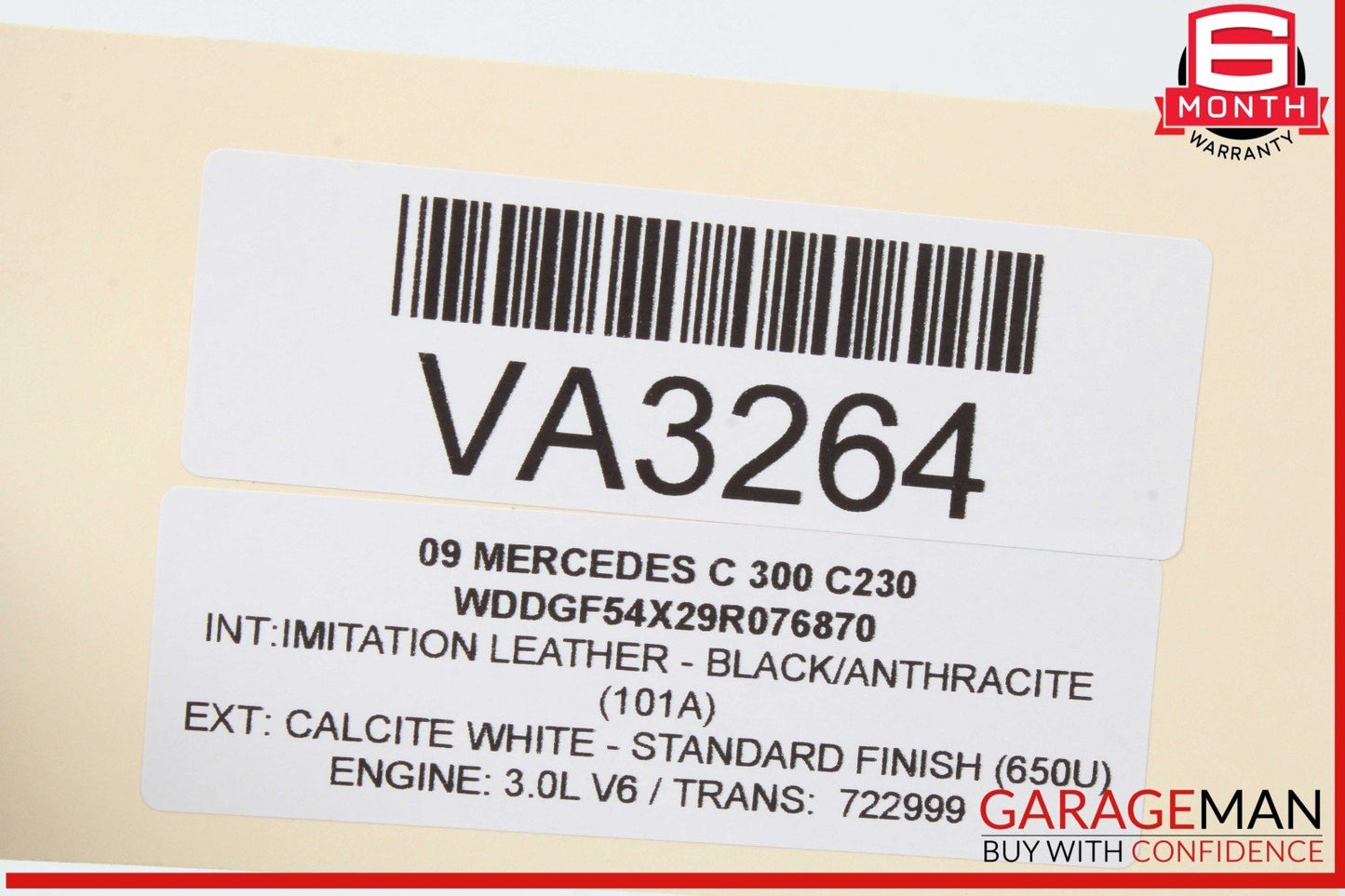 08-16 Mercedes W204 C300 C350 Rear Right Door Window Regulator Motor Unit OEM