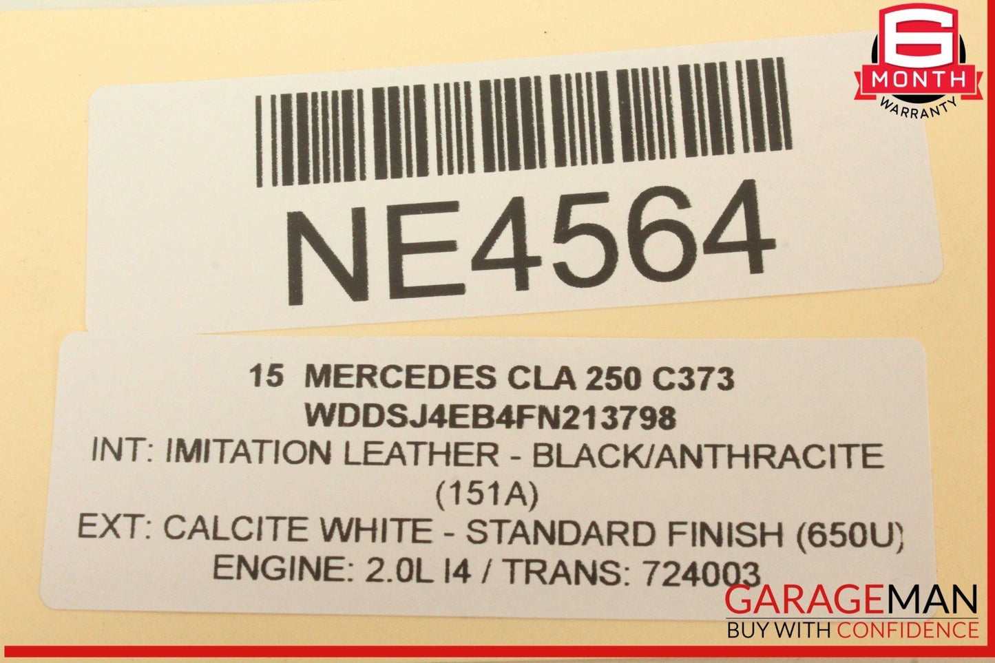 14-19 Mercedes W117 CLA250 Rear Left Driver Side Door Lock Latch Actuator OEM
