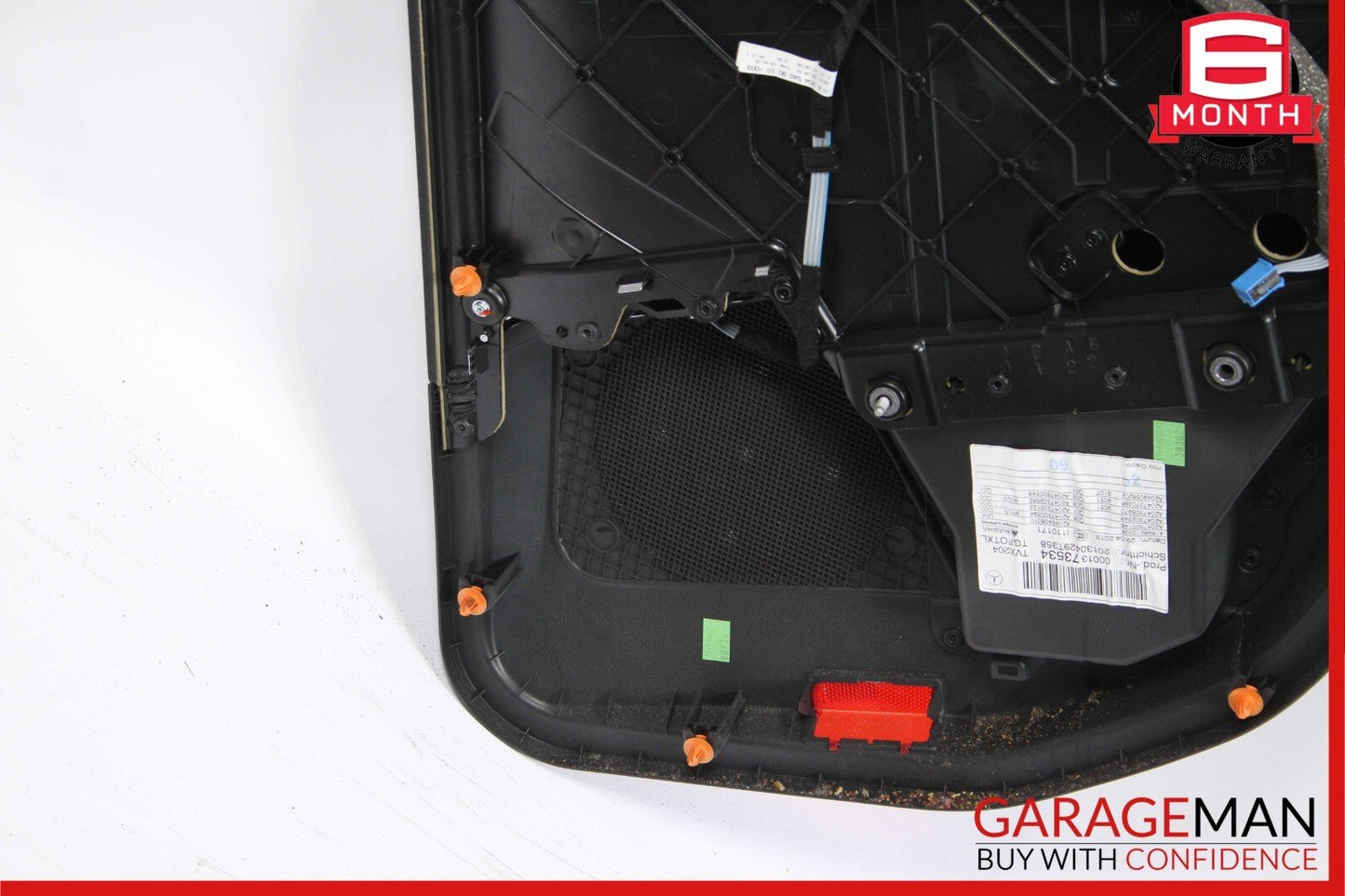 10-15 Mercedes X204 GLK250 GLK350 Rear Left Driver Interior Door Panel Black OEM
