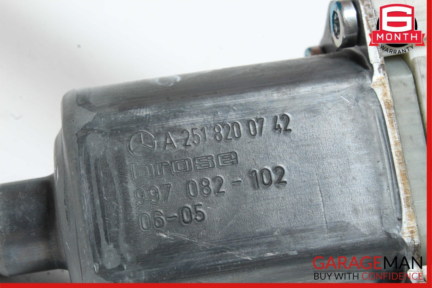 06-13 Mercedes W164 ML350 GL450 Front Left Side Door Window Regulator Motor Unit