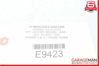 07-13 Mercedes W221 S550 S400 S65 AMG Headlight Head Light Switch Control Module