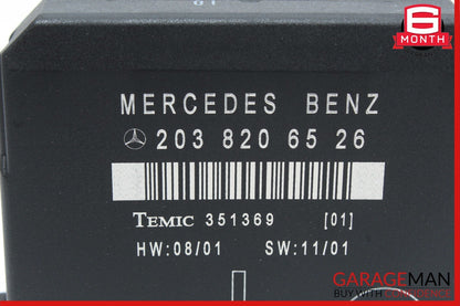 01-07 Mercedes W203 C240 C230 C280 Rear Left Side Door Control Module OEM