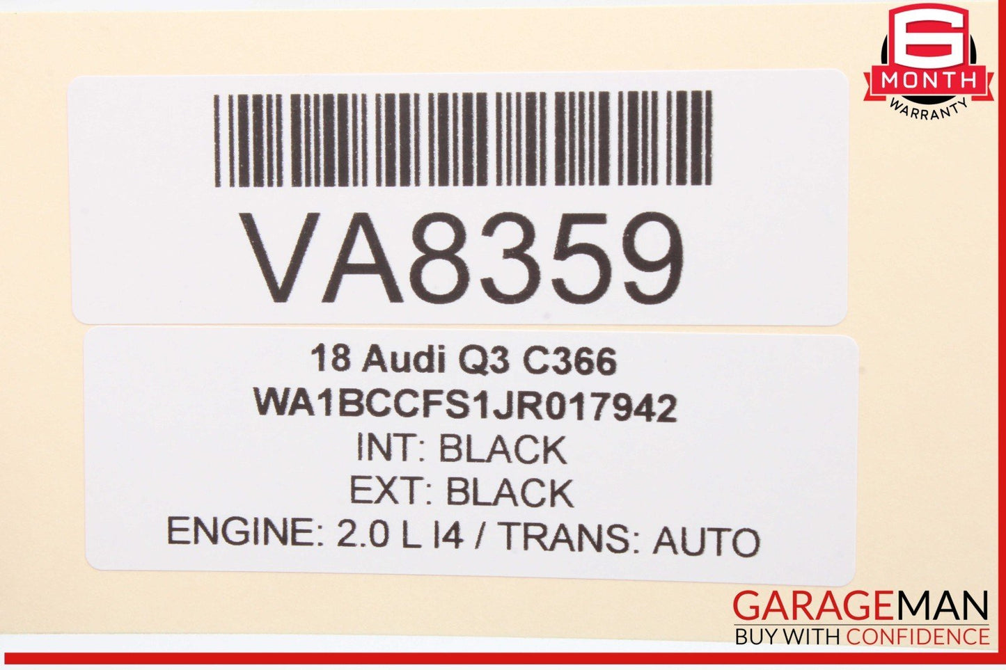 15-18 Audi Q3 Automatic Transmission Control Module TCU TCM 09G927750NL OEM