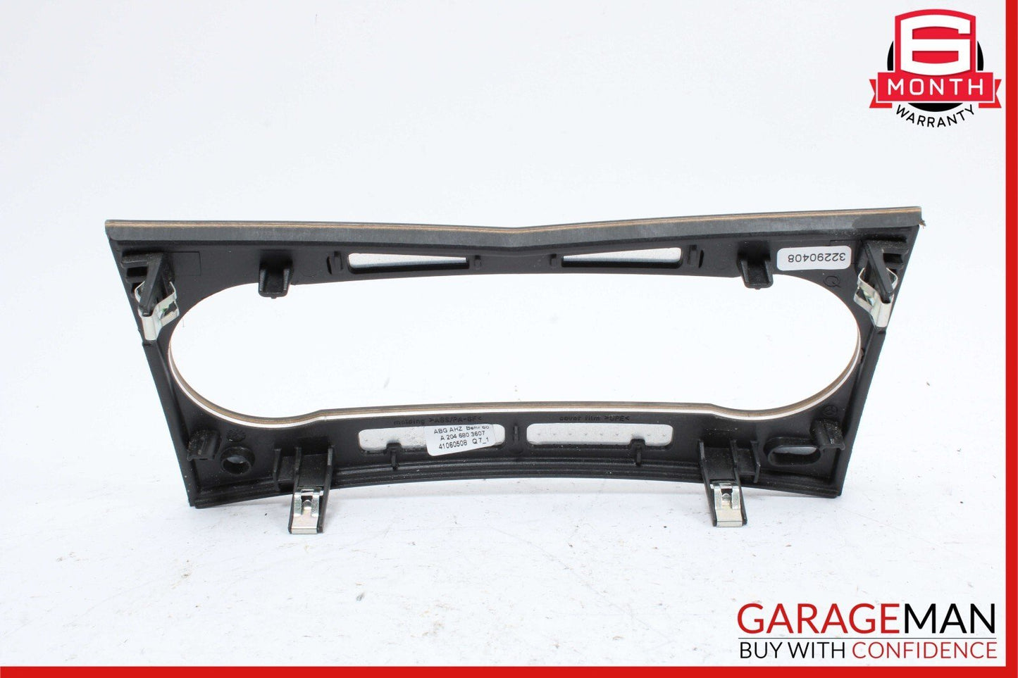 08-11 Mercedes W204 C350 C300 A/C Climate Control Switch Trim Cover Bezel Wood