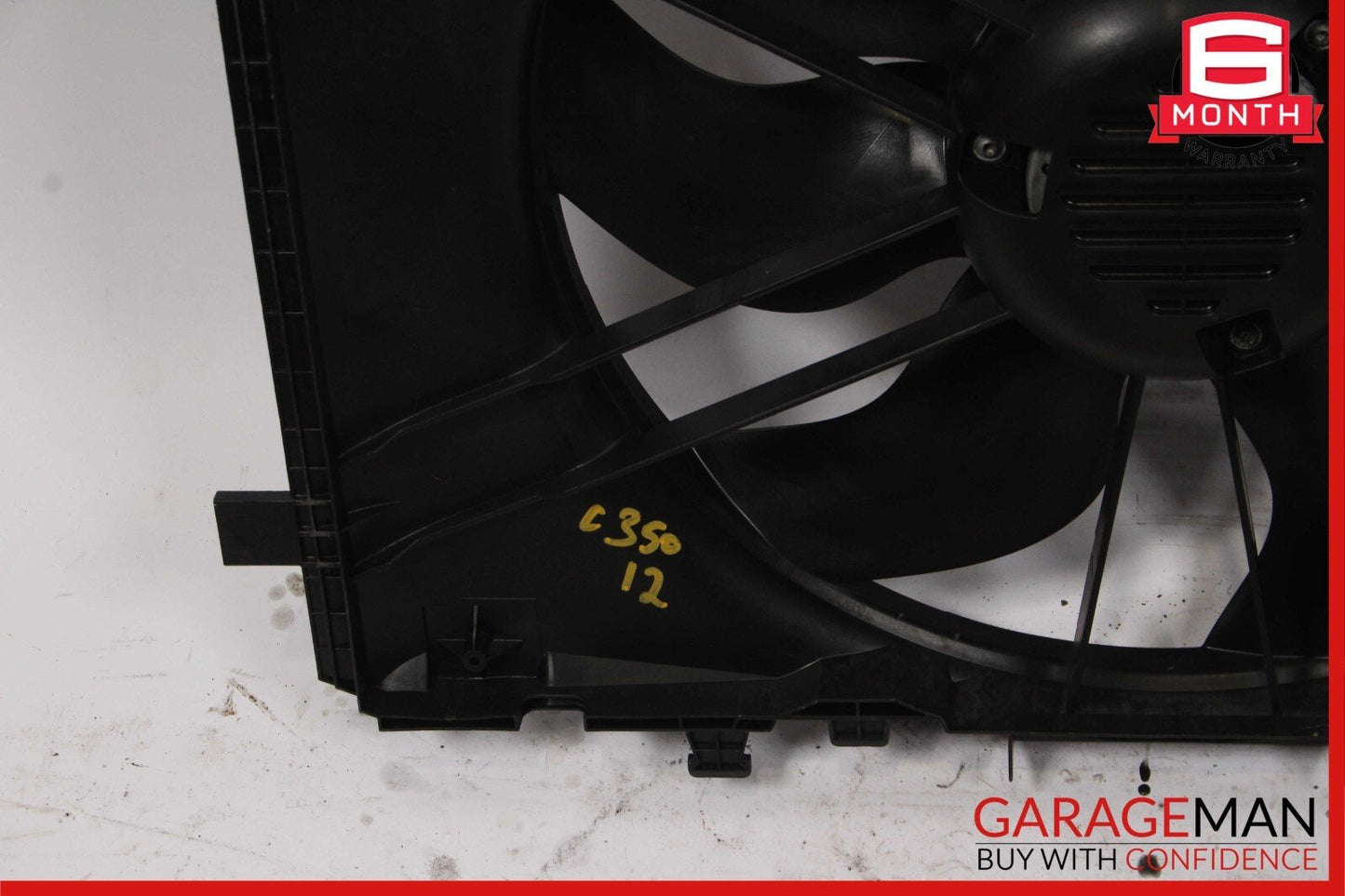 08-18 Mercedes GLK350 E350 C350 Engine Radiator Cooling Fan Motor Shroud Assy