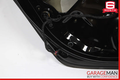 12-18 Audi A6 Rear Left Driver Side Exterior Door Shell Frame Panel Black