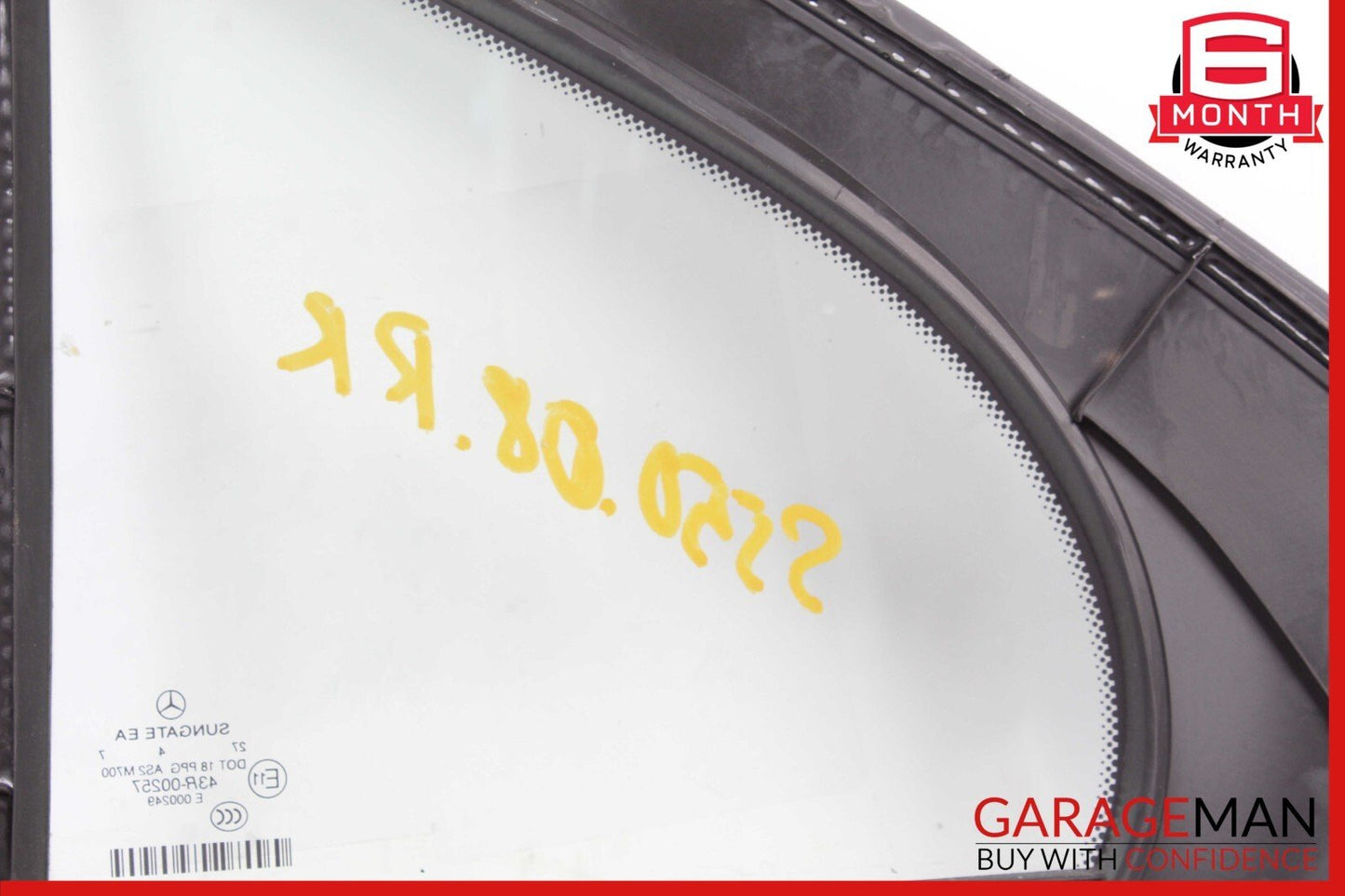 07-13 Mercedes W221 S550 S400 Rear Right Side Quarter Door Window Auto Glass OEM