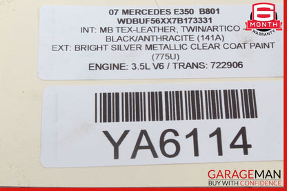 05-12 Mercedes W211 E350 CLS500 Front Right Side Foglight Fog Light Lamp OEM