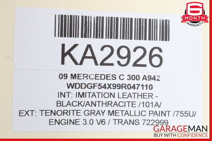 08-15 Mercedes W204 C300 C250 Front Right Passenger Seat Control Switch OEM
