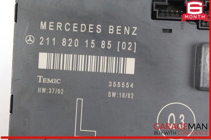 03-09 Mercedes W211 E320 4MATIC Front Left Side Door Control Module Unit OEM