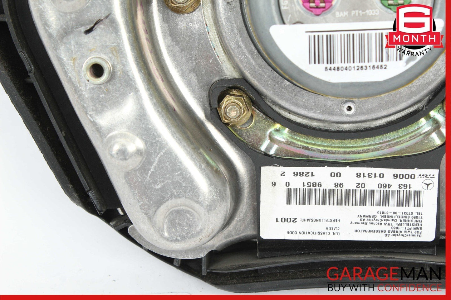 01-05 Mercedes W163 ML320 ML500 ML55 AMG Steering Wheel Airbag Air Bag SRS
