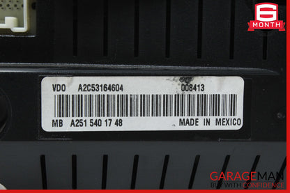 06-07 Mercedes W251 R500 R350 Instrument Cluster Speedometer OEM