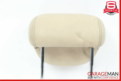 03-08 Mercedes R230 SL500 Front Right or Left Side Seat Headrest Head Rest Beige