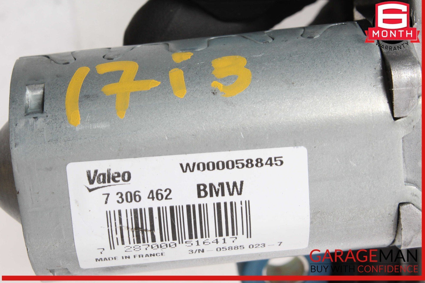 14-21 BMW i3 I01 Hybrid Rear Back Window Wiper Motor 7306462 OEM