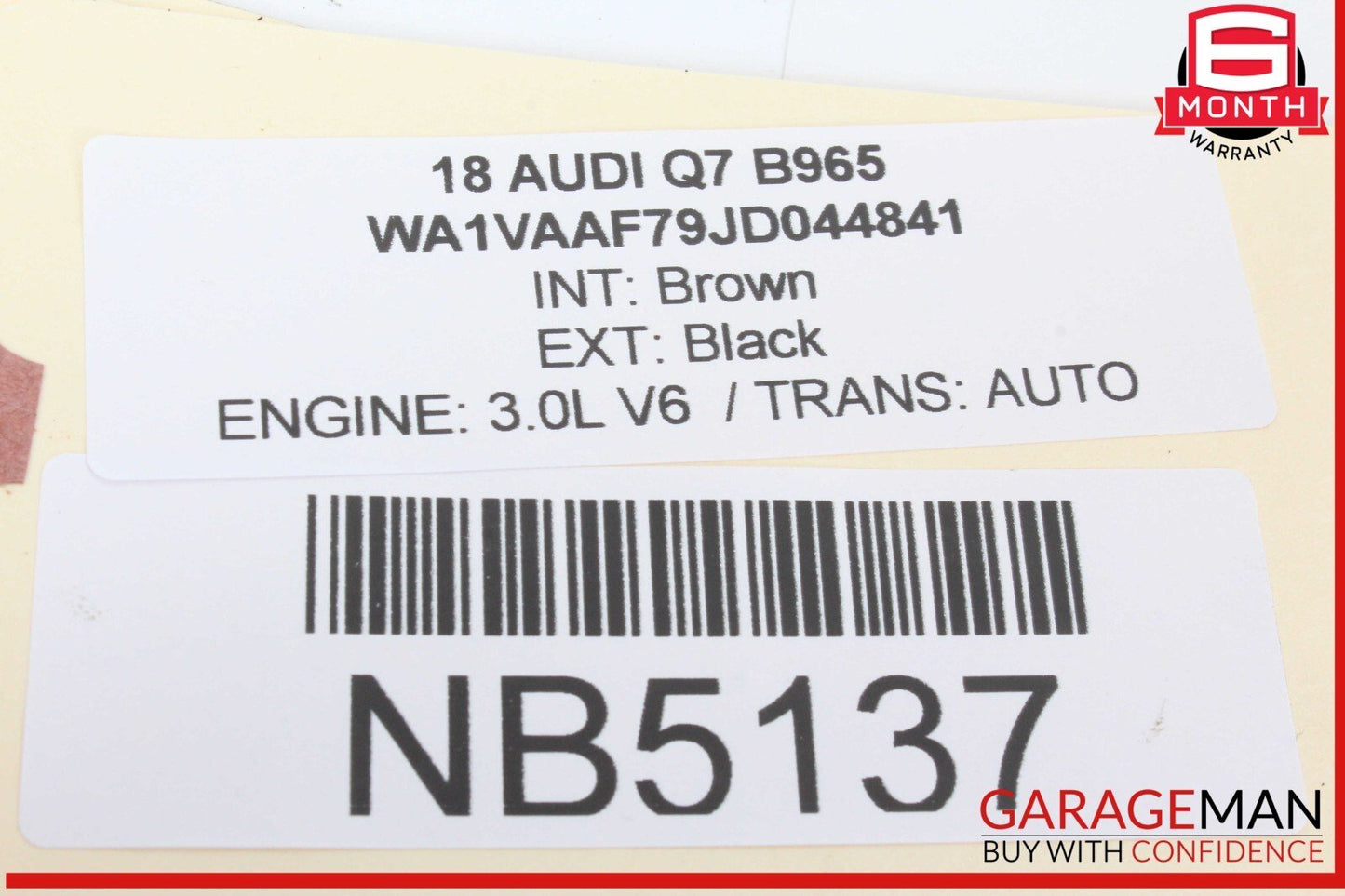 17-19 Audi Q7 Steering Column Trim Cover Panel 4M0953551 OEM