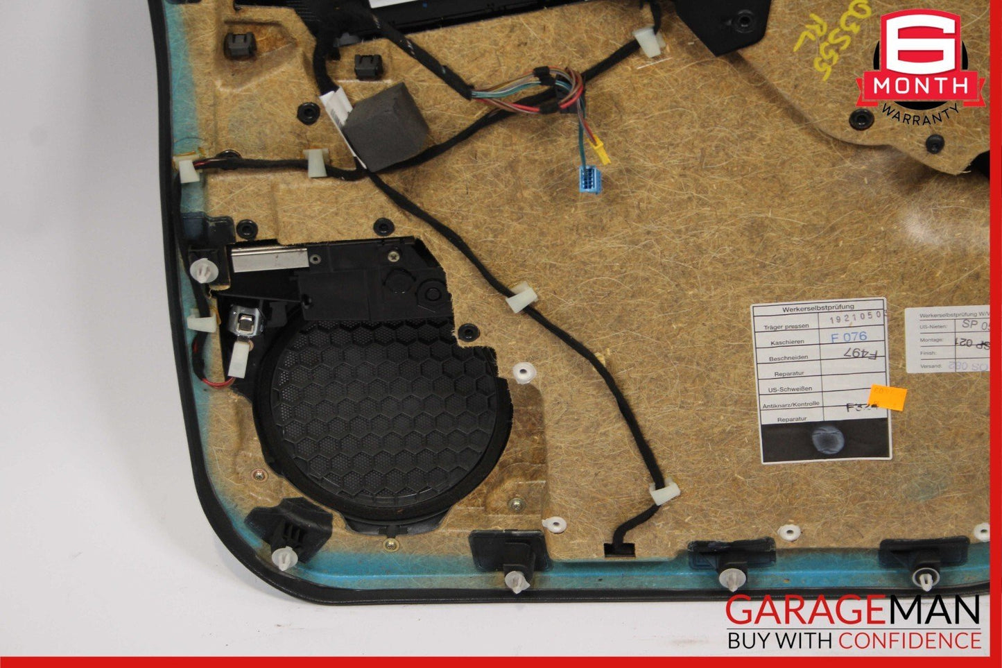 00-06 Mercedes W220 S55 AMG Rear Left Interior Door Panel Sunshade Assembly OEM