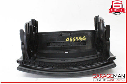 07-13 Mercedes W221 S550 Center Console CD Player Cover Trim Panel Black OEM
