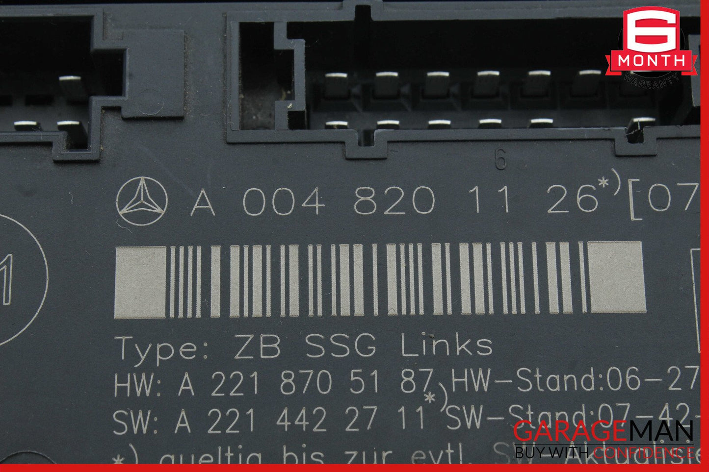 2007-2013 Mercedes-Benz S550 W221 Front Left Seat Control Module 2218707393 OEM