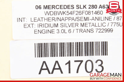 05-11 Mercedes R171 SLK280 Rear Right / Left Side Upper Rearward Control Arm