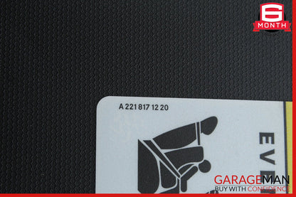 08-15 Mercedes W204 C300 Right Passenger Side Sunvisor Sun Visor Black OEM