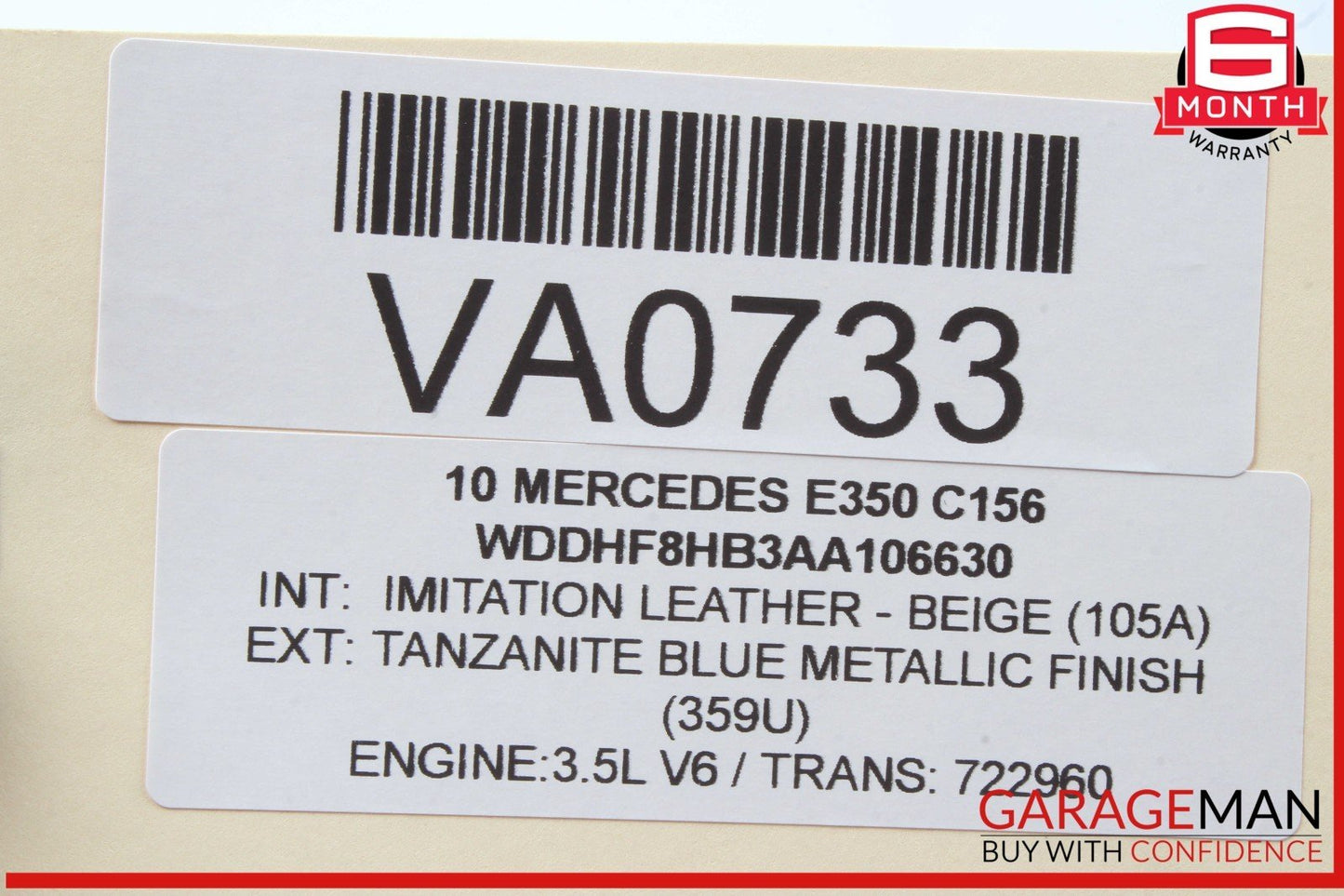 08-18 Mercedes W212 E350 CLS550 Front Right Side Door Control Module OEM